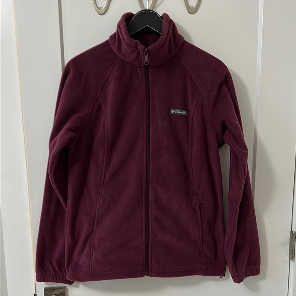 Columbia Rich Maroon Fleece Jacket